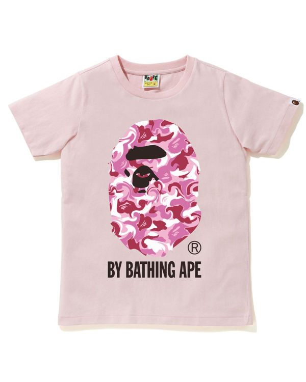 T Shirts Bape Marble Camo Rose Femme | EAY-51165839