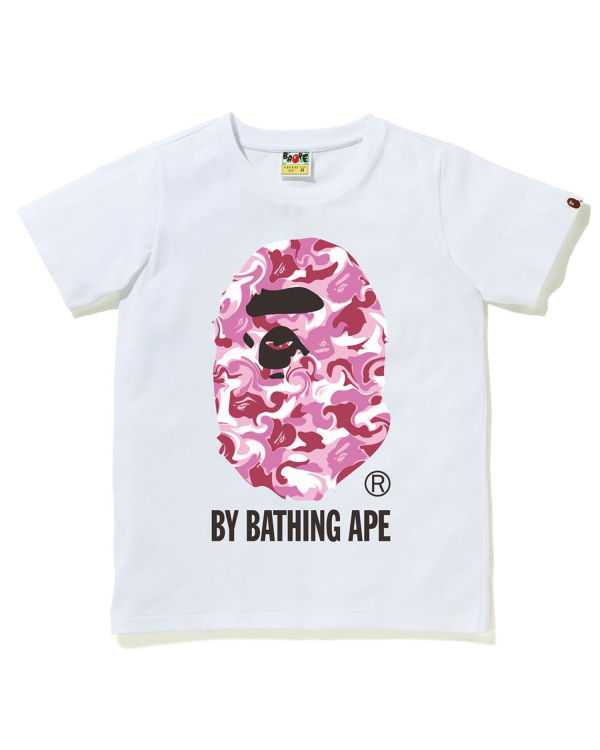 T Shirts Bape Marble Camo Blanche Femme | ZIQ-19624282