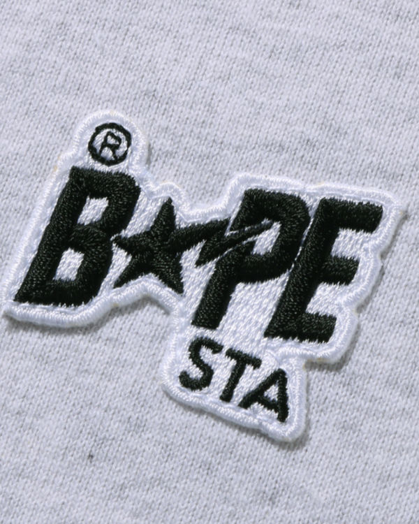 T Shirts Bape STA Logo One Point Grise Femme | EOA-53729141