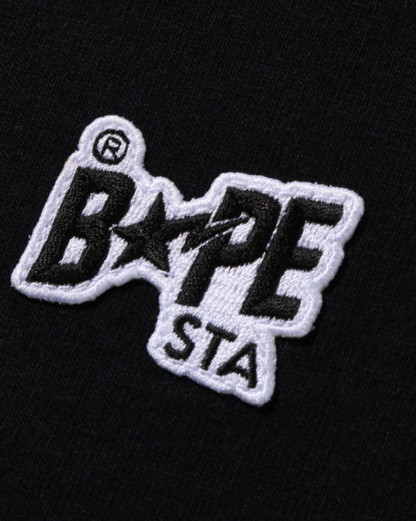 T Shirts Bape STA Logo One Point Noir Femme | TEC-49177624