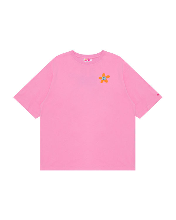 T Shirts Bape Classiche Rose Femme | DSR-49762779