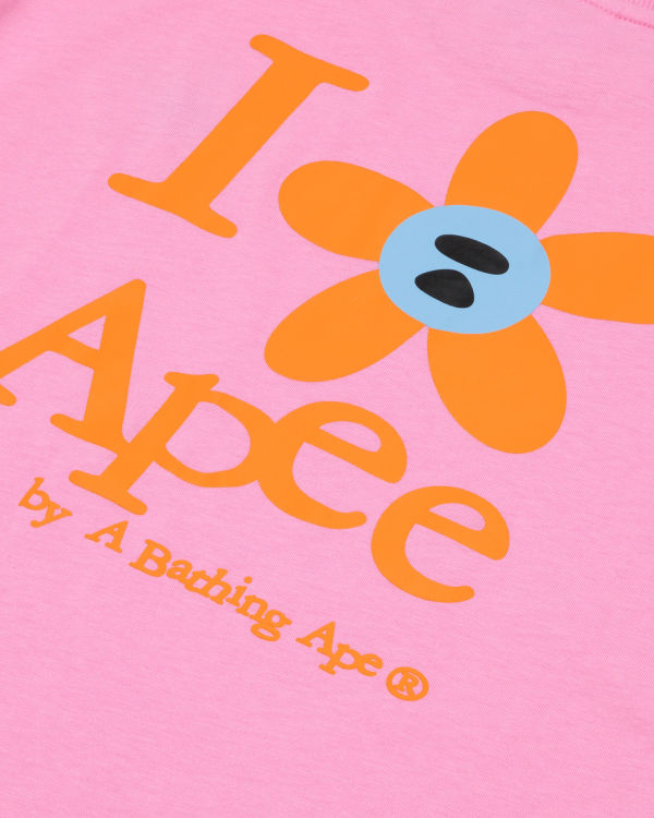 T Shirts Bape Classiche Rose Femme | DSR-49762779