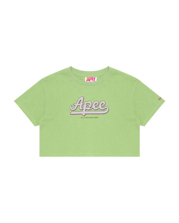 T Shirts Bape Graphique cropped Vert Femme | LHG-83453398