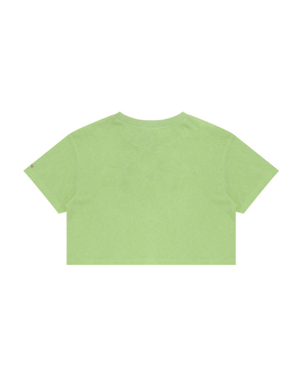 T Shirts Bape Graphique cropped Vert Femme | LHG-83453398