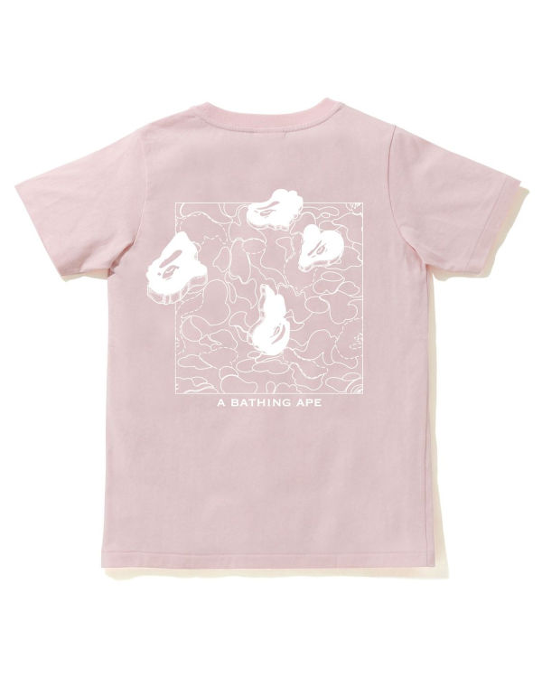 T Shirts Bape Ink Print Rose Femme | APT-41235652