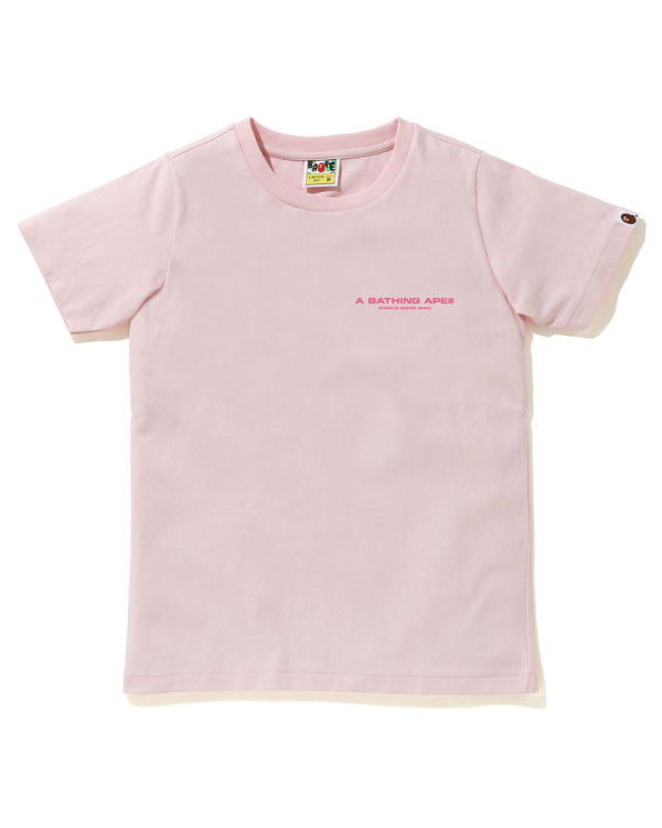 T Shirts Bape A Bathing Ape Line Camo Rose Femme | NRI-86504960