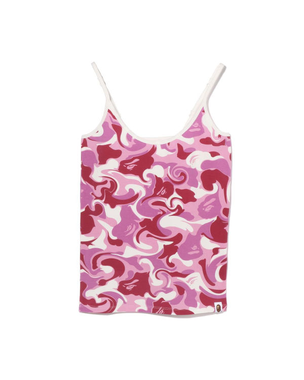 T Shirts Bape Marble Camo Camisole Rose Femme | EVT-61501555