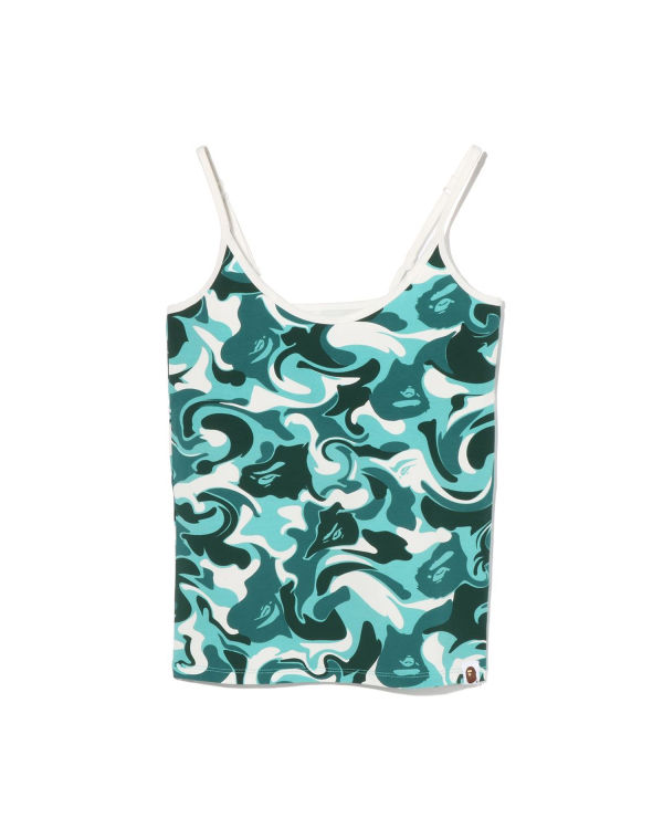 T Shirts Bape Marble Camo Camisole Menthe Femme | XXM-38704198