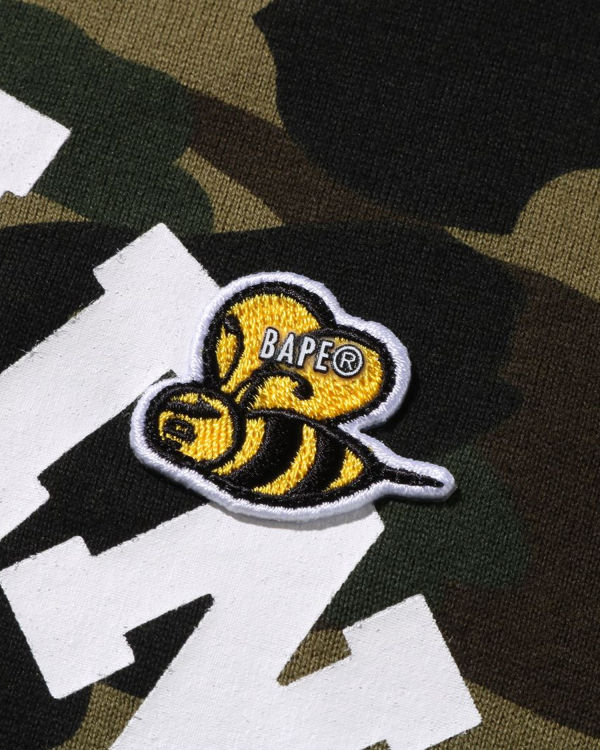 T Shirts Bape Multi Label 1st Camo L/S Vert Femme | DQN-58723789