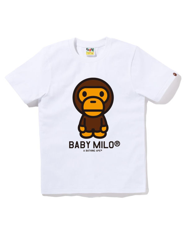 T Shirts Bape Milo Blanche Femme | DFW-26758379