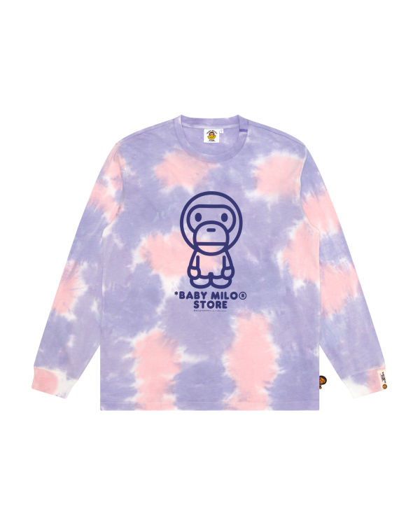 T Shirts Bape Milo long sleeve Violette Femme | GRF-80754984