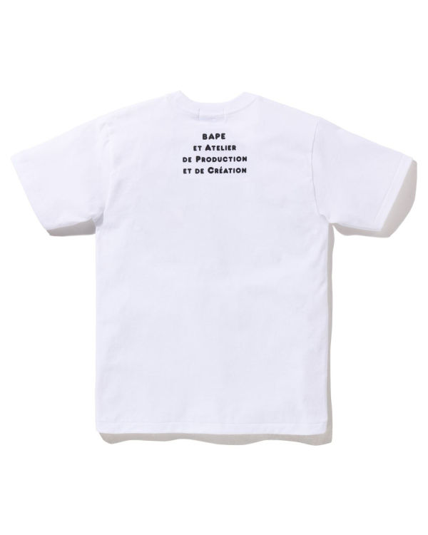 T Shirts Bape X A.P.C. Milo Larges Blanche Femme | SME-65088506