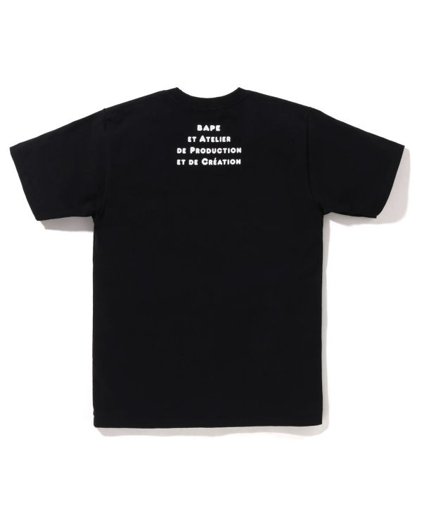 T Shirts Bape X A.P.C. Milo Larges Noir Femme | FAY-48603207