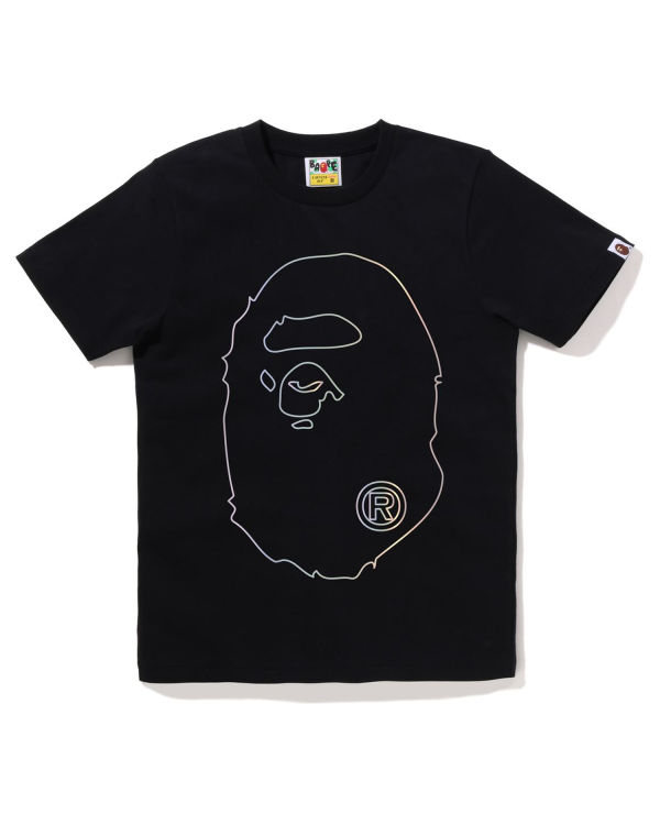 T Shirts Bape Hologram Big Ape Head Noir Femme | MGI-20389920