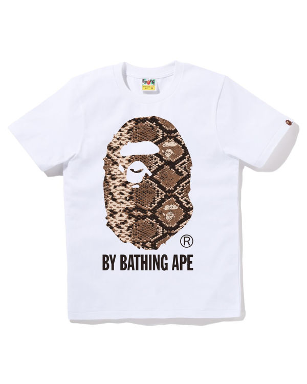 T Shirts Bape Snake By Bathing Ape Blanche Femme | MBL-61956444