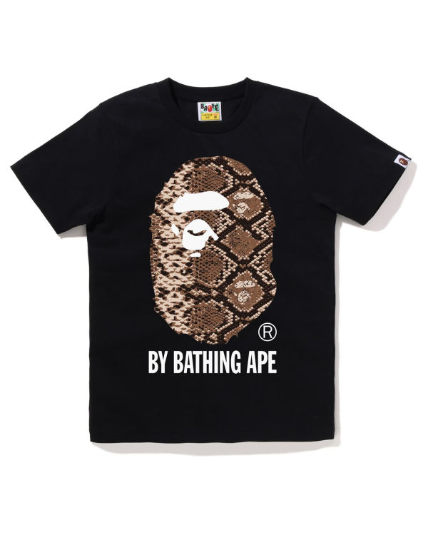 T Shirts Bape Snake By Bathing Ape Noir Femme | ZIU-10798341