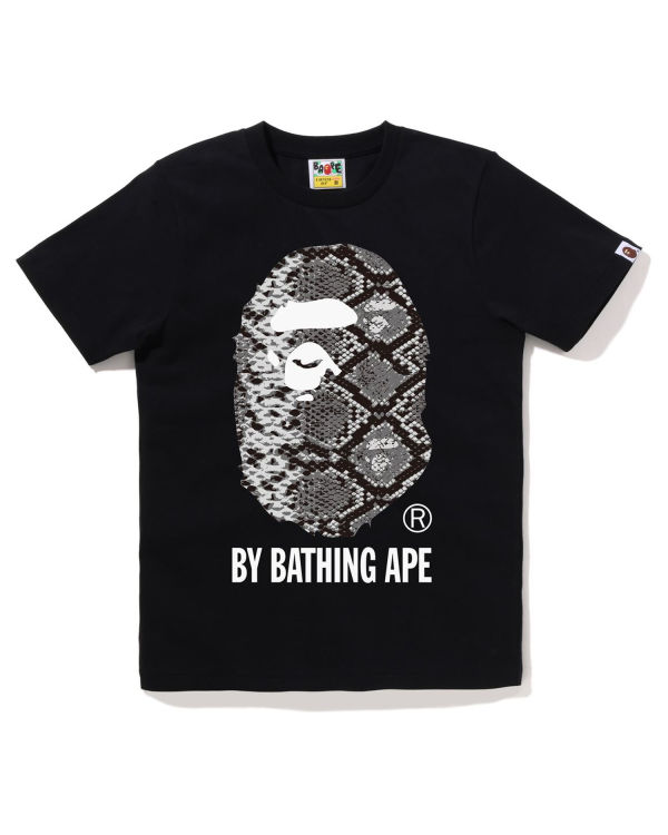 T Shirts Bape Snake By Bathing Ape Noir Femme | NAG-89688544