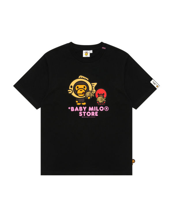 T Shirts Bape Milo graphic Noir Femme | MVL-11200155