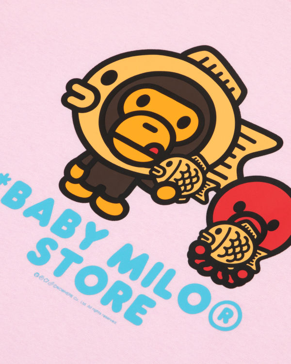 T Shirts Bape Milo graphic Rose Femme | UUW-80718020