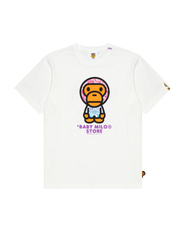 T Shirts Bape Milo Blanche Femme | IDL-82154016