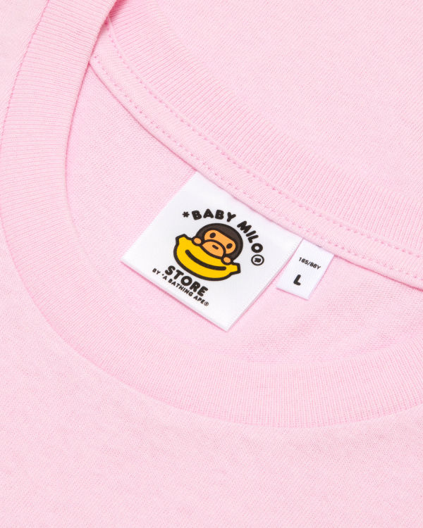 T Shirts Bape Milo graphic Rose Femme | UUW-80718020