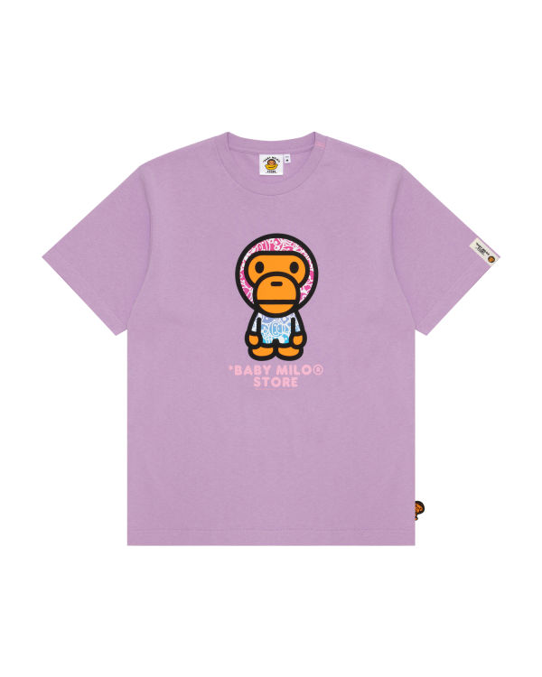 T Shirts Bape Milo Violette Femme | AOW-64037801