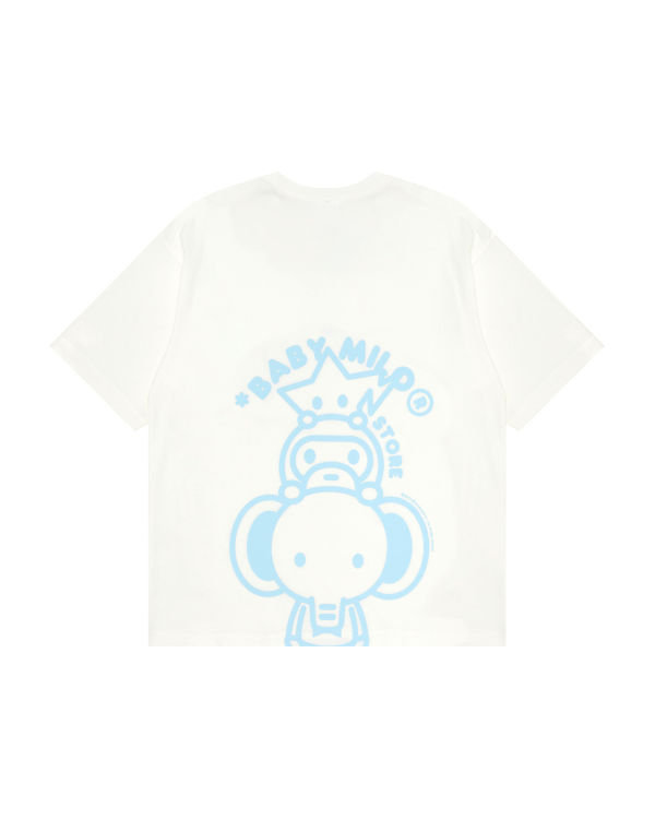 T Shirts Bape Milo boxy fit Blanche Femme | EWX-23005815