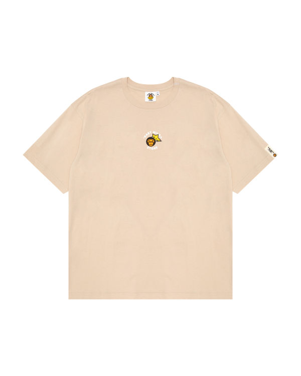 T Shirts Bape Milo boxy fit Beige Femme | FZP-27937692