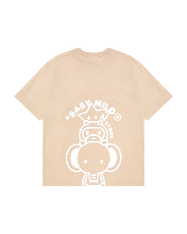 T Shirts Bape Milo boxy fit Beige Femme | FZP-27937692