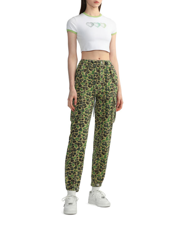 T Shirts Bape Graphique crop #3 Blanche Femme | FWS-66936963