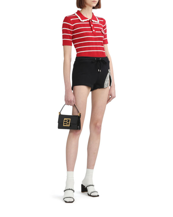 T Shirts Bape Stripe Rouge Clair Femme | CRG-22013411