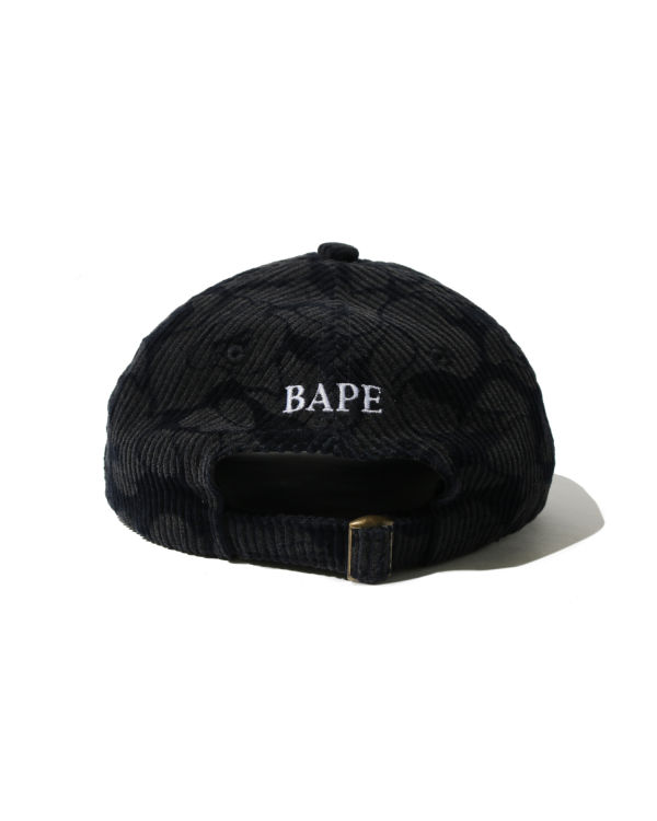 Casquettes Bape Solid Camo Corduroy Panel Bleu Marine Bleu Femme | XVW-60533611