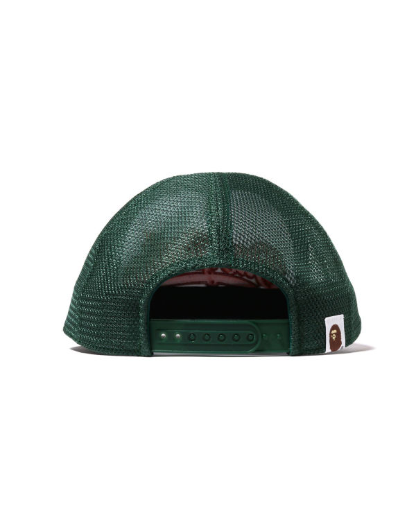 Casquettes Bape Milo Embroidery Mesh Vert Foncé Femme | VDF-16206323