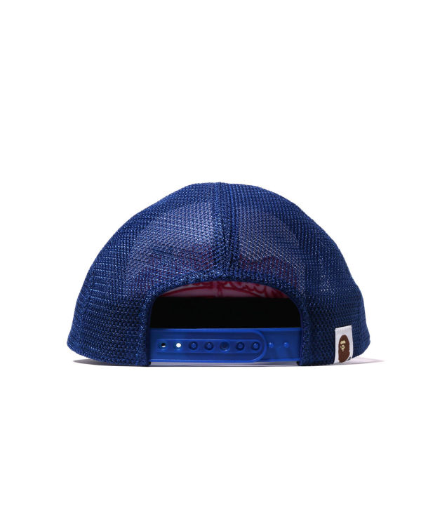 Casquettes Bape Milo Embroidery Mesh Bleu Femme | DEQ-76859597