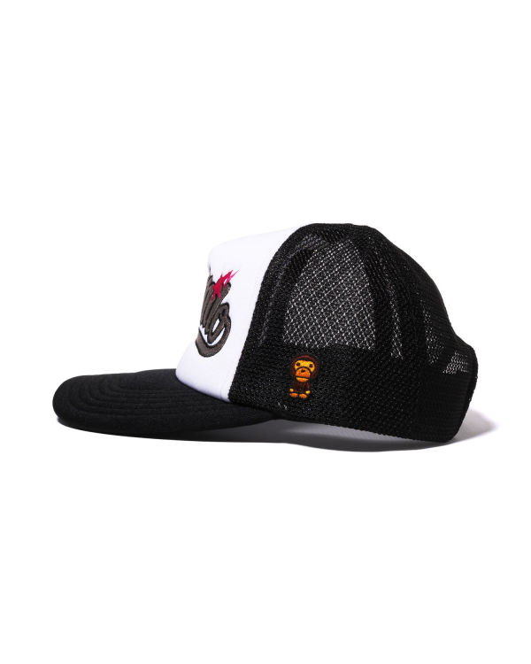 Casquettes Bape Milo Embroidery Mesh Noir Femme | TUM-24170940