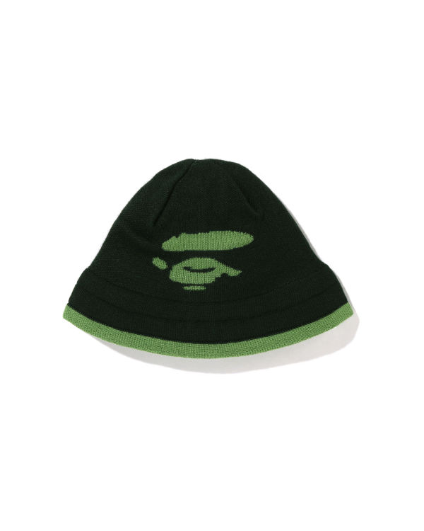 Chapeaux Bape APE Face Vert Foncé Femme | BON-36942074