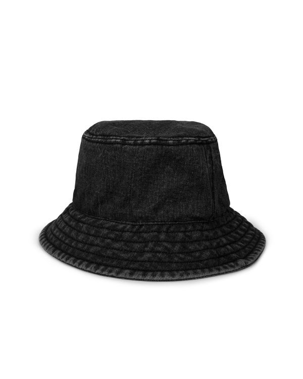 Chapeaux Bape Denim bucket Noir Femme | TCD-42688335