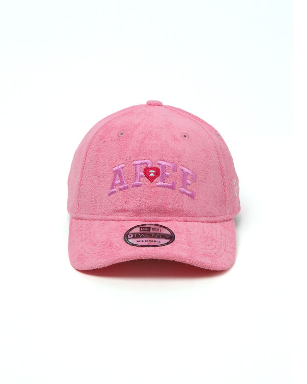 Casquettes Bape X New Era 9TWENTY logo Rose Femme | KPS-22363710