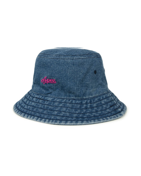 Chapeaux Bape Denim bucket Bleu Femme | RVO-77691871