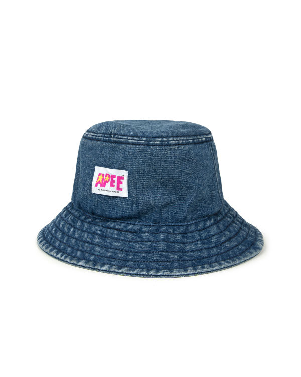 Chapeaux Bape Denim bucket Bleu Femme | RVO-77691871