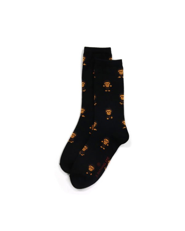 Chaussettes Bape Milo Noir Femme | BCT-38860808