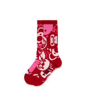 Chaussettes Bape Milo Rose Femme | RZF-35738572