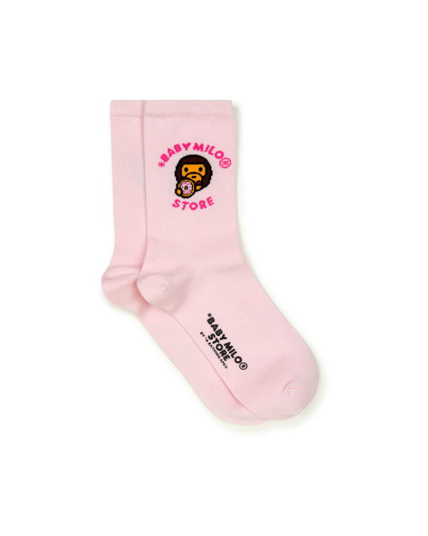 Chaussettes Bape Milo Rose Femme | QKX-98907029