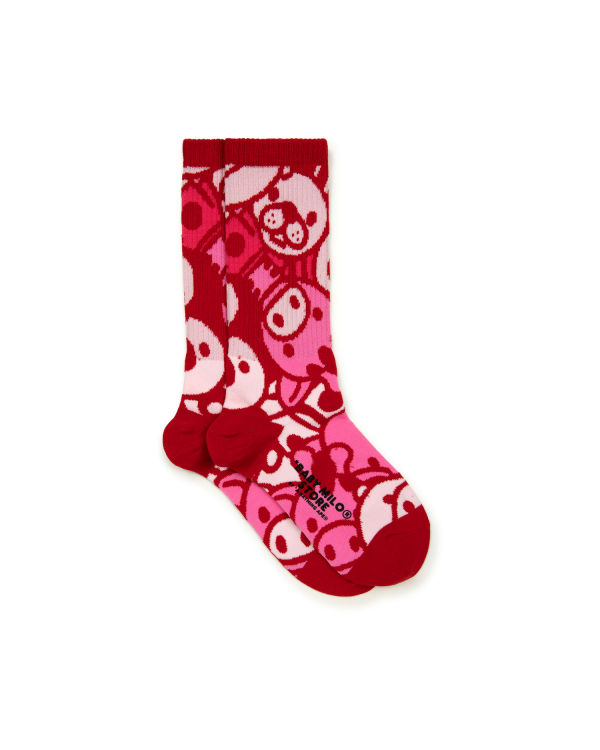 Chaussettes Bape Milo Rose Femme | RZF-35738572