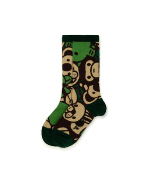 Chaussettes Bape Milo Vert Femme | OAV-17081847