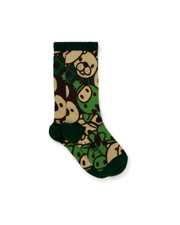 Chaussettes Bape Milo Vert Femme | OAV-17081847