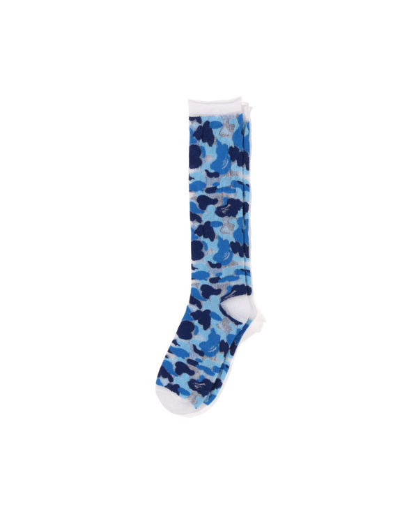 Chaussettes Bape ABC Camo Clear Bleu Clair Femme | PAA-60462738