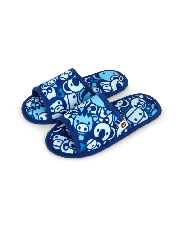 Tong Bape Milo slippers Bleu Femme | LTN-26671801