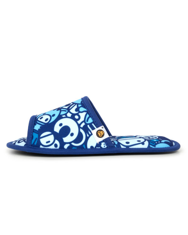 Tong Bape Milo slippers Bleu Femme | LTN-26671801