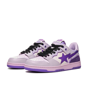 Baskets Bape SK8 STA #1 Violette Femme | FJJ-65735040